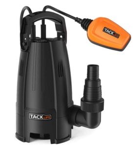 TACKLIFE Pompe d'évacuation pour Eaux